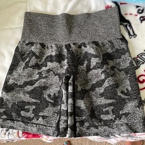 NVGTN DUPE Black Camo shorts